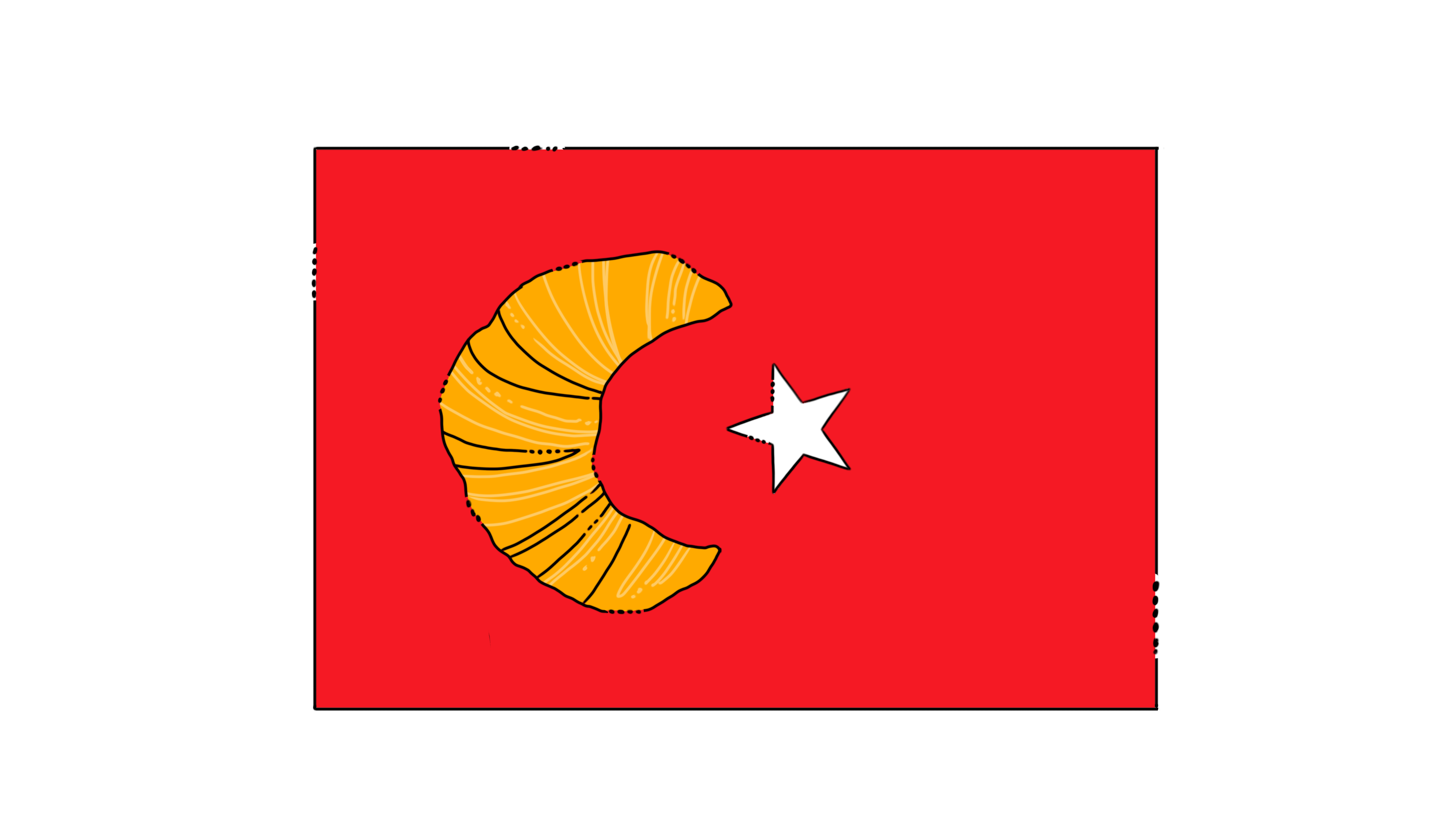 イラスト：トルコ国旗