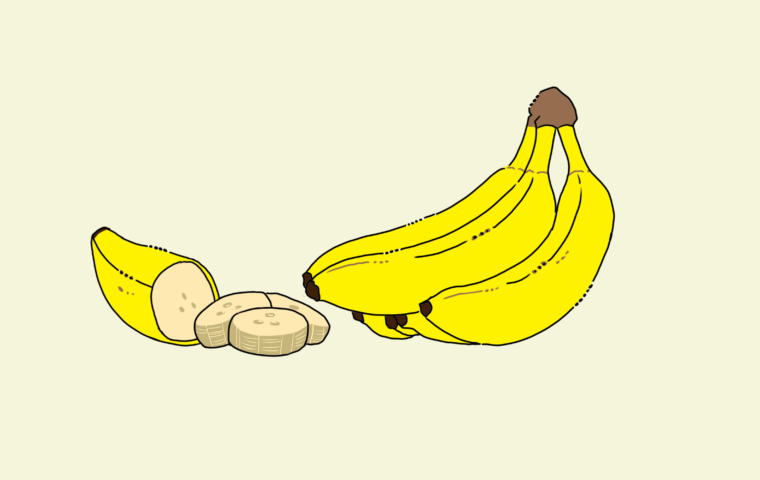 イラスト：バナナ