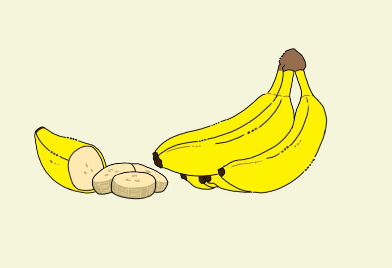 イラスト：バナナ